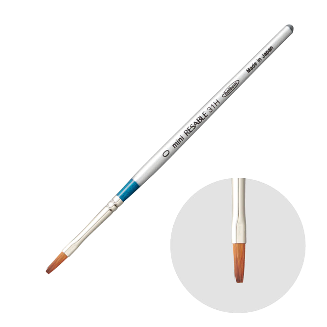 Pincel Plano #0 mini RESABLE 31H 203351