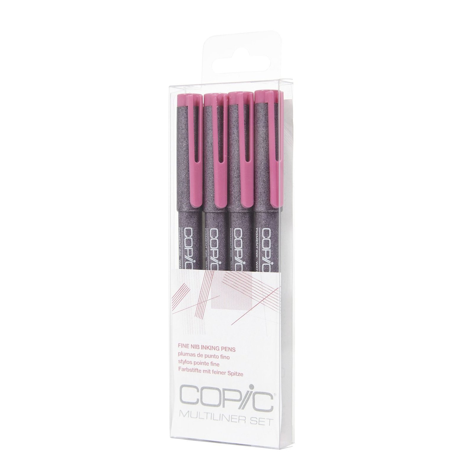 Multiliner desechable 4 Set: Pink