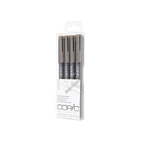 Multiliner desechable 4 Set: Warm Grey