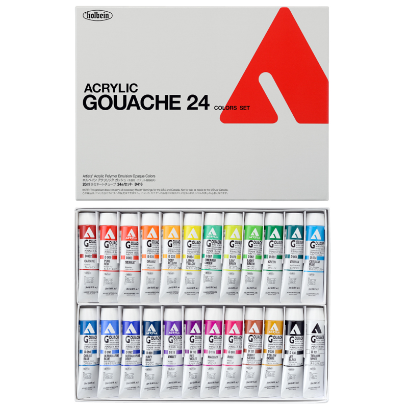 Acryla Gouache 24 un. D416
