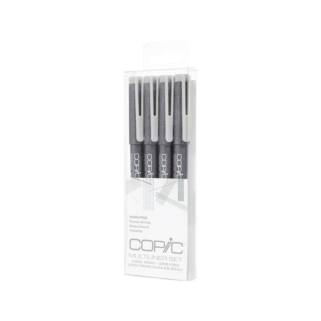 Multiliner desechable 4 Set: Cool Gray