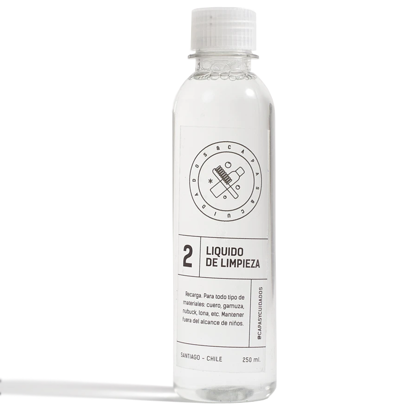 Líquido de limpieza 250 ml Capas y Cuidados