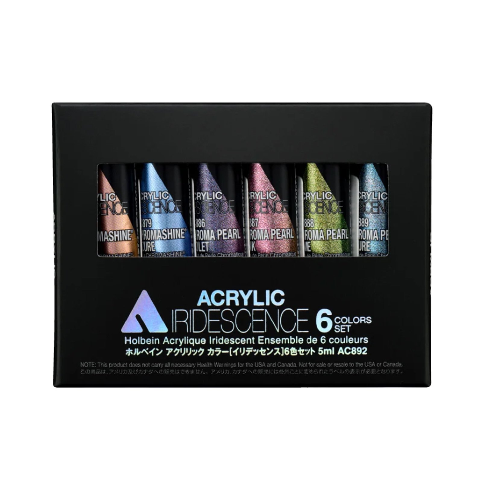 Acrylic Iridescence 6 colors set – 5ml AC892
