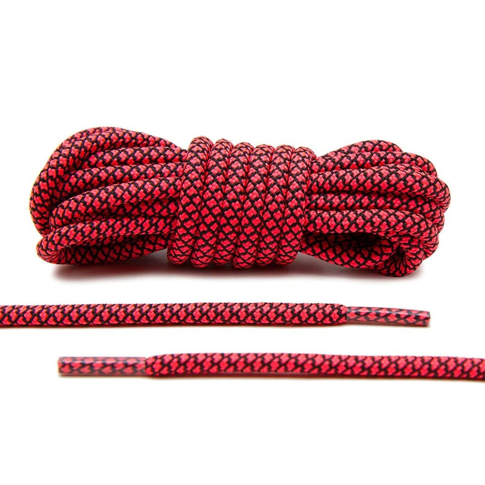 Cordones Redondos Reflectantes – Infrapink/Black