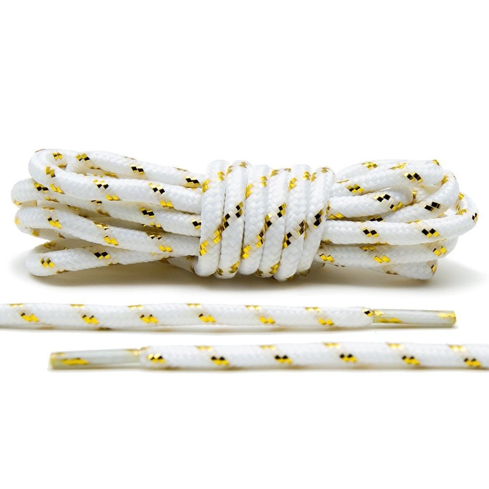 Cordones Redondos – White/Metallic Gold 2.0